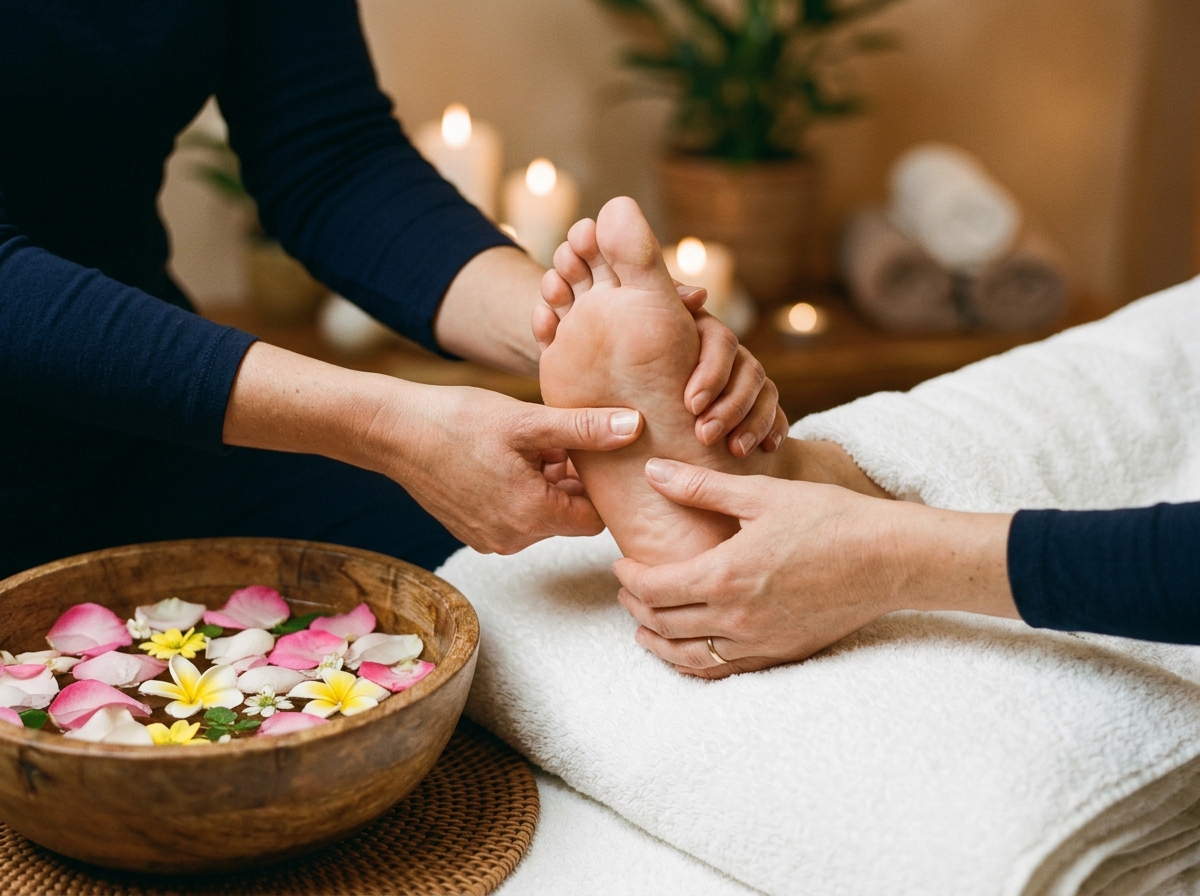 Refleksi Titik Akupresur – Singgasana Massage